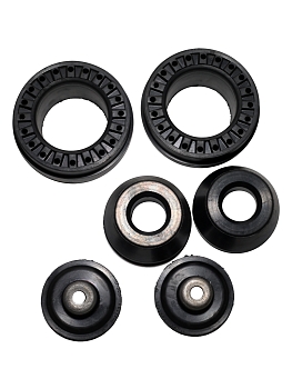 Проставки под пружины Hyundai Solaris перед./зад. (увеличение клиренса) Полиэдр