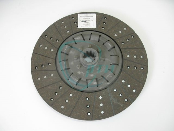 Диск сцепления ведомый МАЗ, ПАЗ, КАвЗ тип 362(ст.модель 35038) дв.ММЗ-СААЗ б/асб