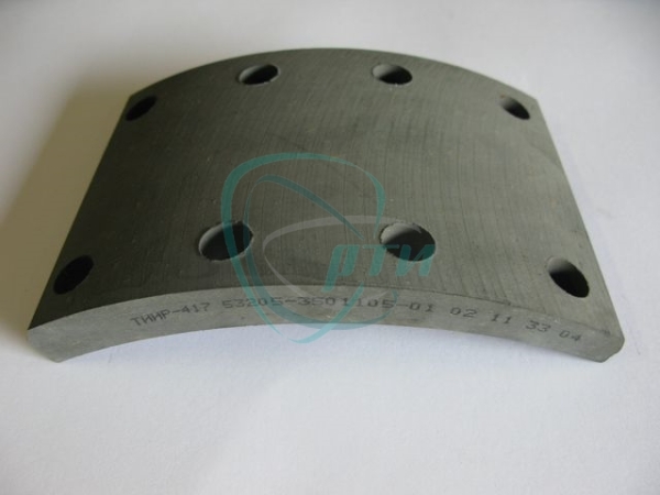 Накладка тормозная КАМАЗ сверл. (б/асб)