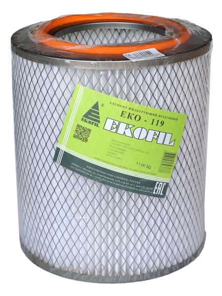 44 Фильтр воздушный Экофил ГАЗ 4301,3309,3310 (дизель), ПАЗ 4230