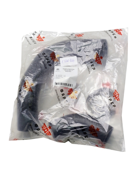 Патрубки радиатора Г-53 (2шт.) с хомутами ПРЕМИУМ ФАРЕР