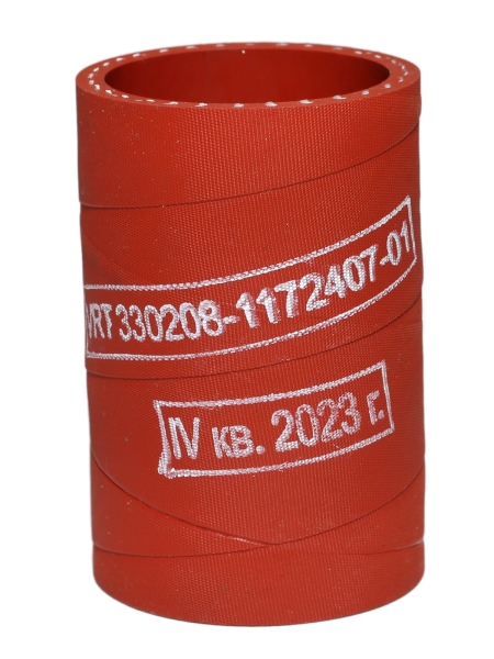 Патрубок интеркуллера Газель Бизнес дв. Cummins (силикон) ВРТ