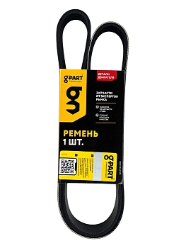 Ремень 1220 (6PK) поликлиновой ГАЗ-3302, 3110 двигатель ЗМЗ-406 (без ГУР) G-PART ГАЗ