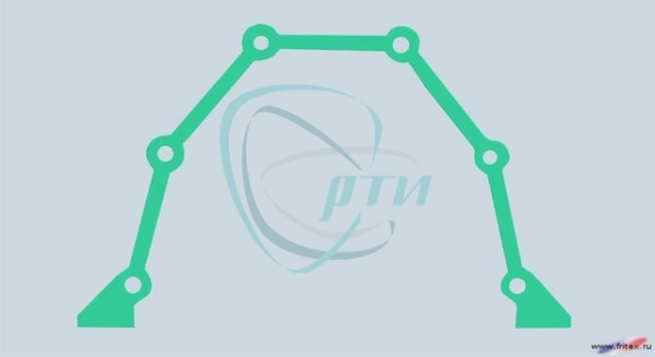 Прокладка  крышки сальникодержателя ГАЗ дв.405,406 ЕВРО-3