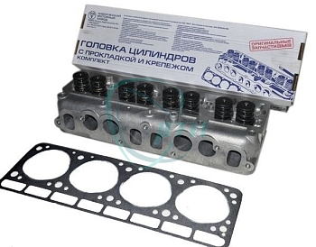 Головка блока цилиндров Г-2410 дв. ЗМЗ-402 АИ-92 в сборе с прокладкой и крепежом