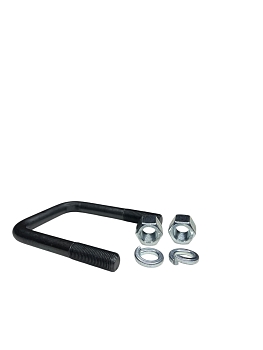 Стремянка рессоры Г-ль задней в сборе L=130мм. (1 шт.)