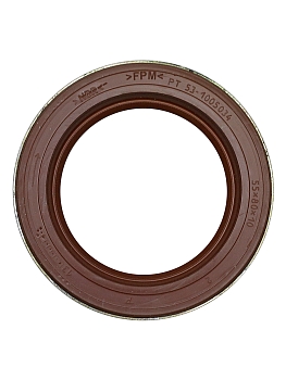 Сальник коленвала в обойме 55х80х10 (фтор)