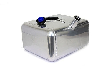 Бак топливный - полубак для а/м Г-ль (металлический, объём 35л., под погружной насос, хром)