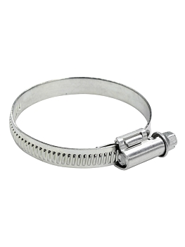 Хомут червячный 40-56/9 (цинковое хроматирование) Завод ТРУД