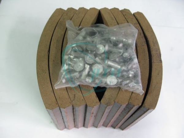 Накладка тормозная МАЗ с заклепками 8шт. (сверл)