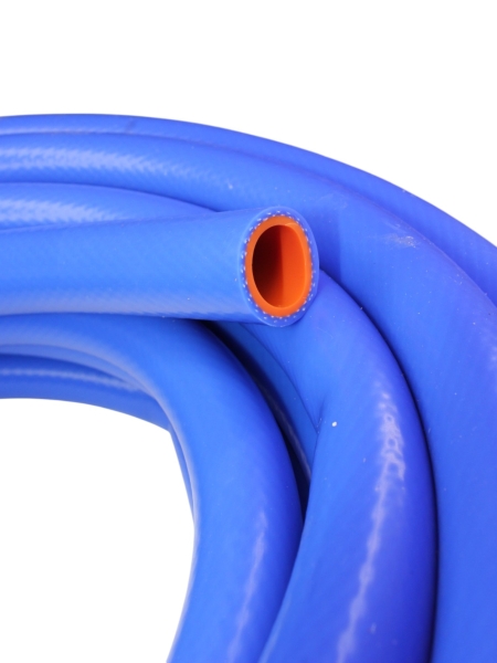 44 Шланг D18 арм, 2-х сл. (силикон, синий/оранжевый, бухта 20м)