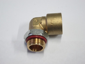 Фитинг металл. М22х1,5-М22х1,5 (угловой) компрессора