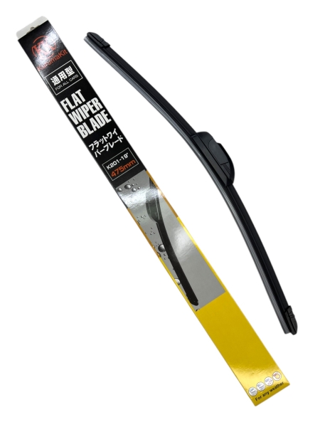 Щетка стеклоочистителя бескаркасная 19/475mm крепление HOOK крючок KURUMAKIT