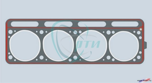 Прокладка головки блока УАЗ, ГАЗель дв.4213, 4216 (б/асб с герм.)