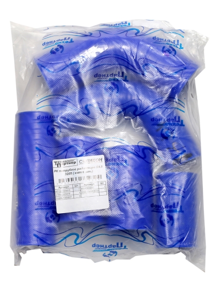 Патрубки радиатора ПАЗ (6 шт.) силикон ТехноПартнер