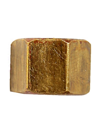 Гайка М10х1 коллектора кл.14 (латунь) высокая