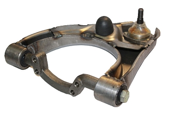 Рычаг верхний с шарнирами и осью левый нов.образца