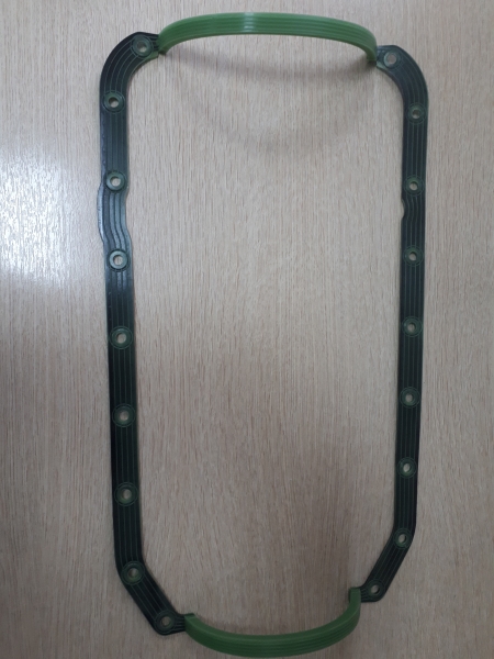 44 Прокладка масл. картера УАЗ, ГАЗель БИЗНЕС с PА каркасом зеленый