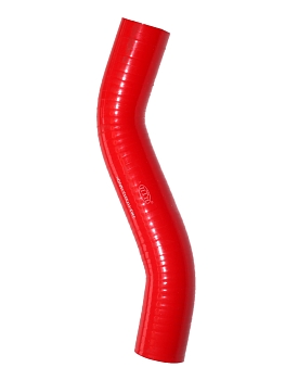 Патрубок угловой интеркуллера Г-ль Бизнес дв.Cummins (силикон) красный ПТП