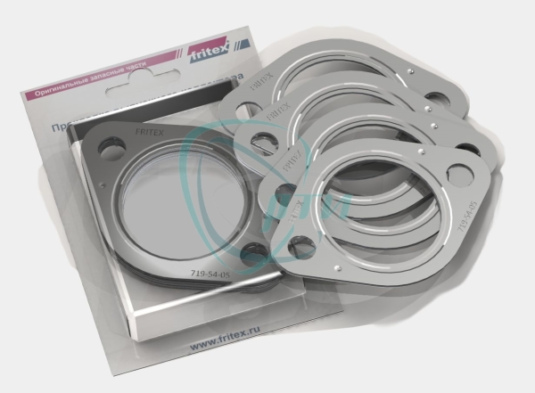 Прокладка коллектора КАМАЗ-ЕВРО (выпускного) металл